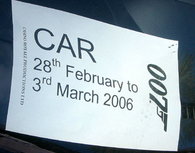 [ James Bond car ]