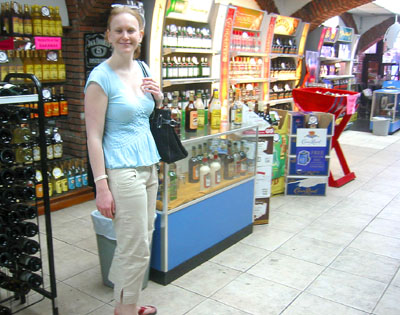 [ In the liquor store ]