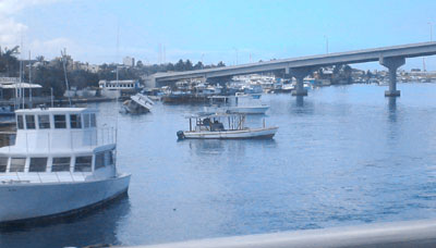 [ Capsized boat ]