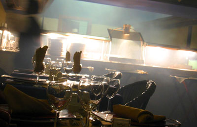 [ Smoke in the steakhouse ]