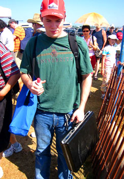 [ Ewen at the airshow ]