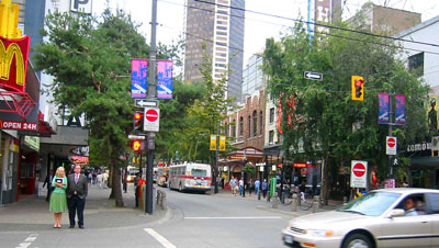 [ The Granville mall ]