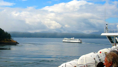 [ Following another ferry ]
