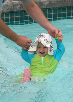 [ In the pool ]