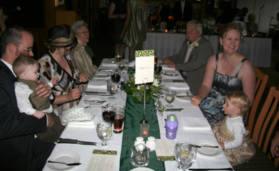 [ Our table at dinner ]