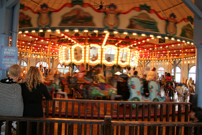 [ Merry-go-round at Santa Monica pier ]