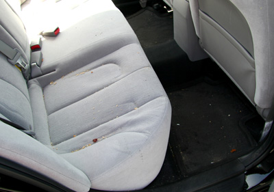 [ Returning the filthy car ]