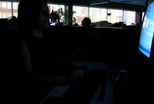 [ Editing in the dark ]