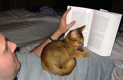 [ Reading in bed ]