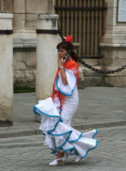 [ Flamenco on phone ]