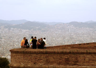 [ City view from Montjuic castle ]
