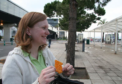 [ Emma eating Doritos ]