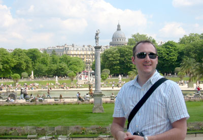 [ Me at the Luxembourg gardens ]