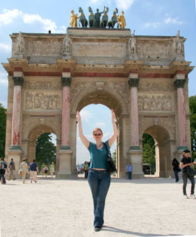 [ Cheesy tourist pose. ]