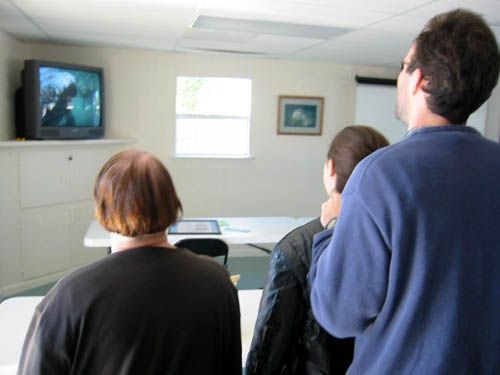[ Watching the video ]