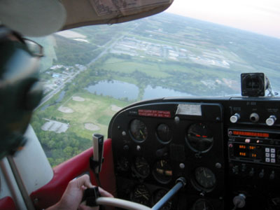 [ Turning towards the airfield ]