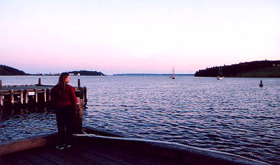 [ Anna on the Lunenburg dock. ]