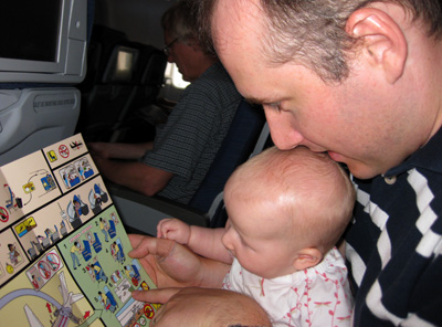[ Morgan reads the safety card ]