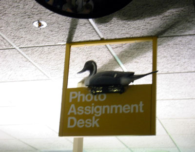 [ Photo Desk sign ]