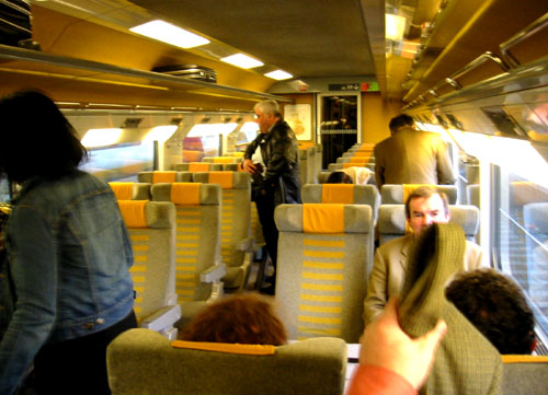 [ Inside the Eurostar ]