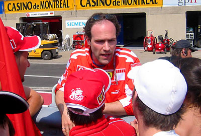 [

Ferrari fans and Evan ]