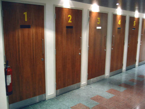 [ Numbered doors ]