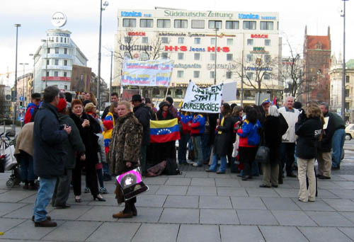 [ Protesters ]