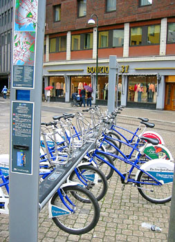 [ 
Bike rental rack ]