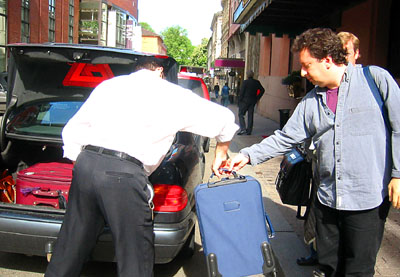 [ 
Loading the cab ]