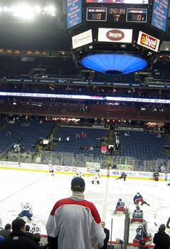[ Finding our seats ]