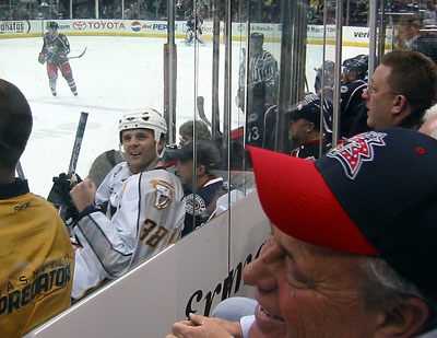 [ Rowdy fans ]