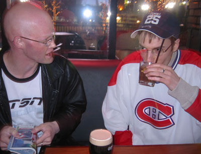 [ Drinks after the game ]