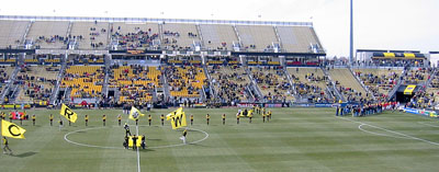 [ Columbus fans, not so much ]