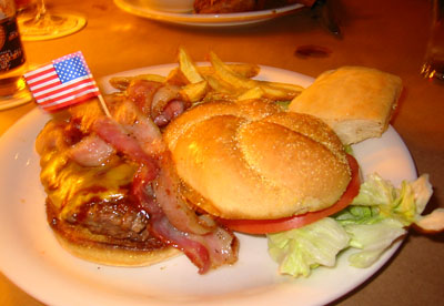 [ Bison burger ]
