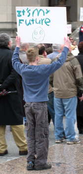 [ Child demonstrator ]