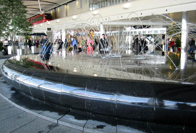 [ Airport fountain ]