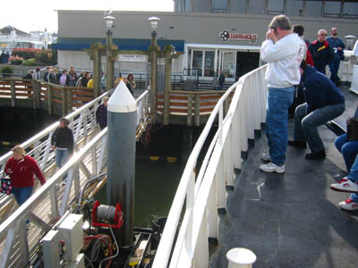 [ Boarding the boat ]