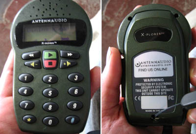 [ Audio tour device ]