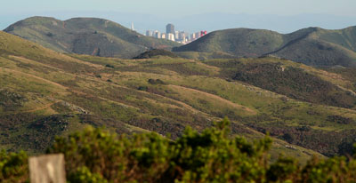 [ Distant skyline ]
