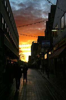 [ The sun sets in Oxford ]