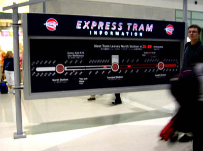 [ Express Tram Sign ]